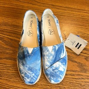Toms Alpargata Rope Tie Dye Slip-on Shoe